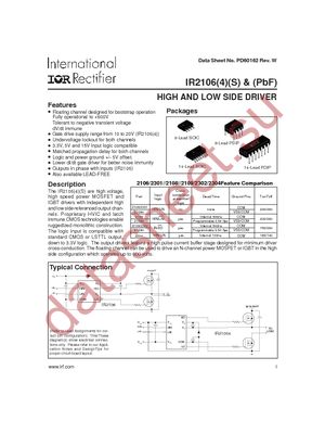 IR2106PBF datasheet  